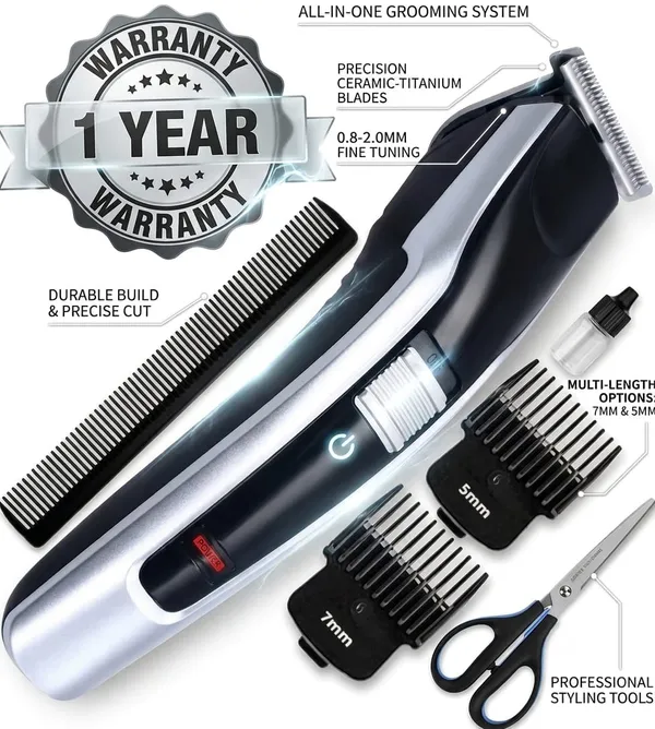 Rechargeable_Hair_Clipper_Grooming_Kit_With_Guide_Combs