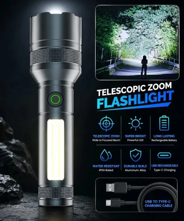 Oximus_Ultra_Bright_Rechargeable_LED_Flashlight