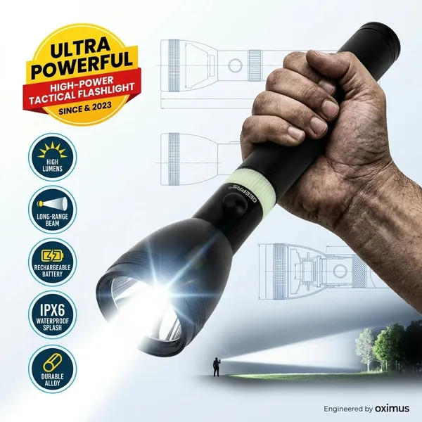 High_Power_Rechargeable_Tactical_Flashlight