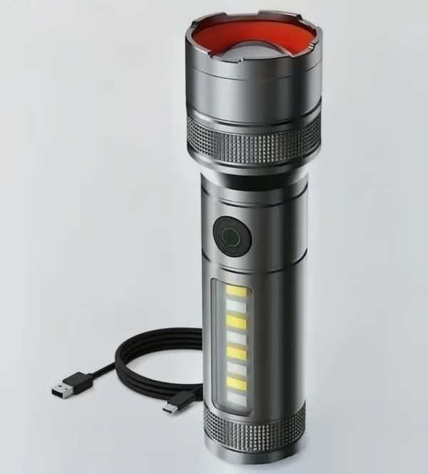 Rechargeable_LED_Flashlight_With_Side_COB_Light