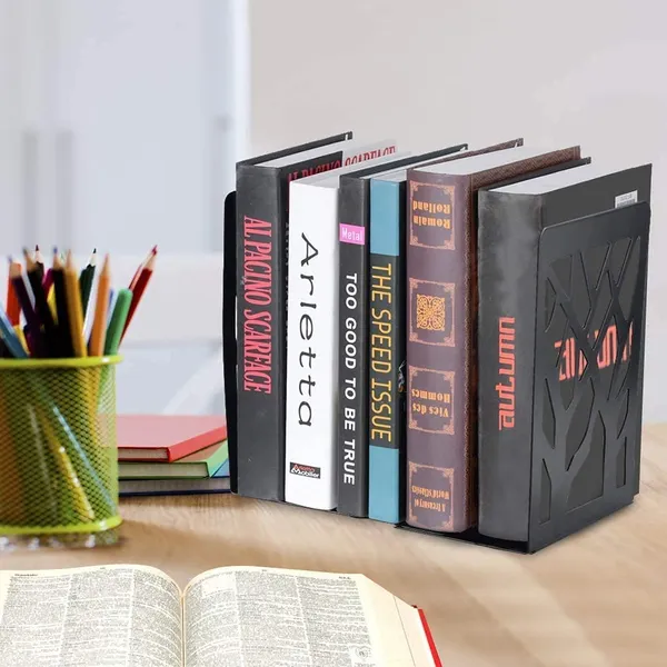 Metal_Non_Slip_Bookend_Bracket_Heavy_Book_End_Office_Book_Stopper_Desk_Organizer_Book_Holder_Bookends_Office_Accessories_2pc_Black_Black_Pack_Of_8