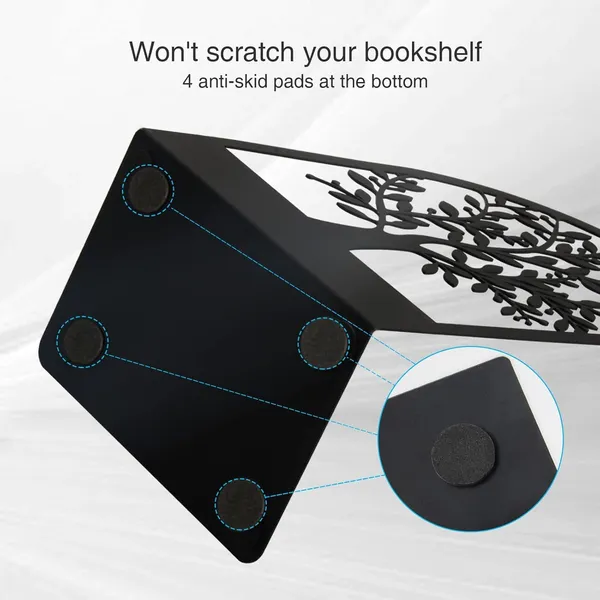 Metal_Decorative_Bookend_Book_Holder_Decorative_Non_Skid_Book_Stopper_For_Heavy_Books_Tree
