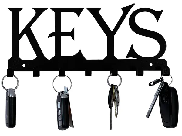 Keys_Wall_Mount_Key_Holder_Black_Metal_6_Hook_Key_Rack_For_Home_Organisation_Mat_Black