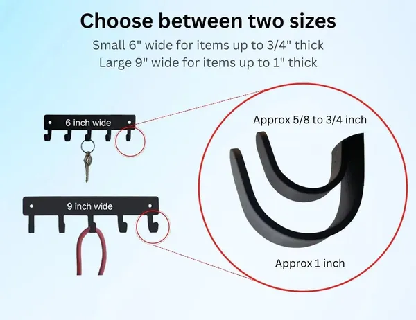 8eenplus_Decorative_Dog_Wall_Hook_Metal_Key_Holder_With_6_Hooks_Black