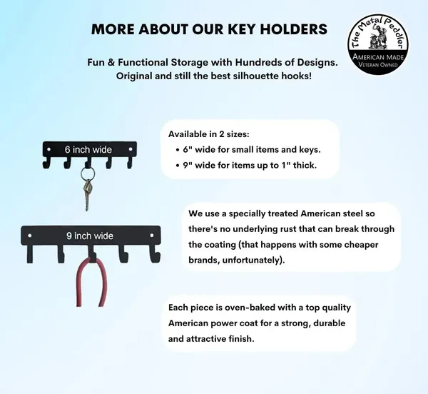 8eenplus_Decorative_Dog_Wall_Hook_Metal_Key_Holder_With_6_Hooks_Black