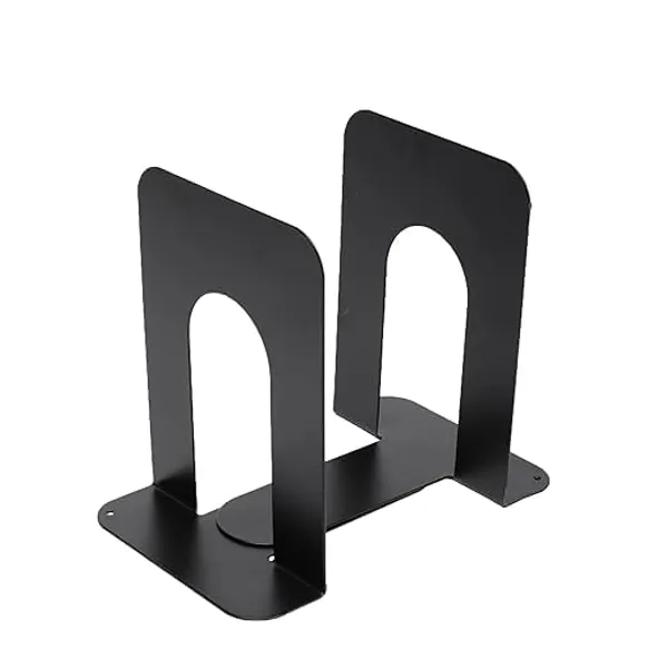 Heavy_Duty_Metal_Bookends_Large_Black_Book_Holders_2_Piece_Set