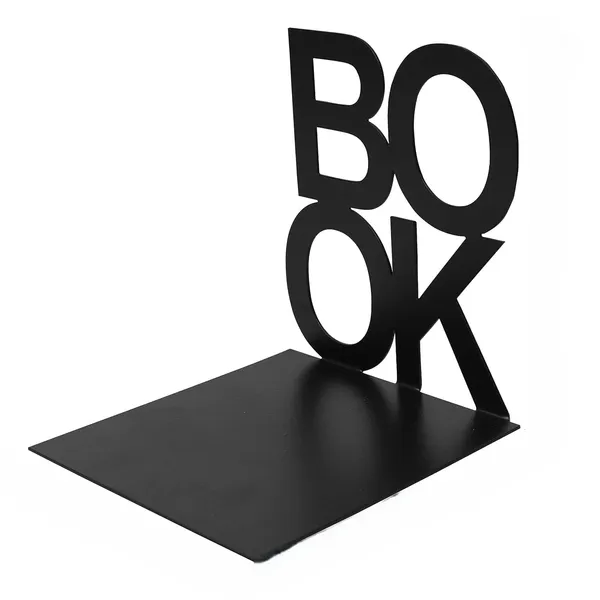 8een_Plus_Book_Metal_Bookends_Decorative_Book_Text_Design_Black_Set_Of_2_L_15_5_Cm_B_14_9_Cm_W_250_Gm_Black