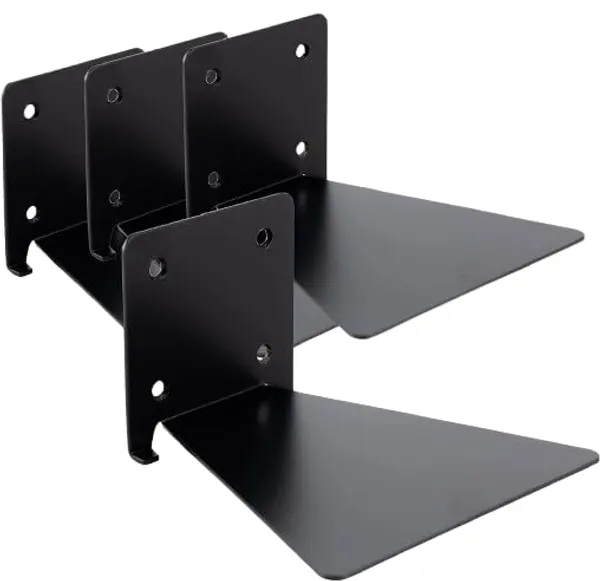 Floating_Wall_Shelf_Set_Pack_Black_Metal_With_Mounting_Hardware_Wall_Book_Stand_Metal_Mat_Black_Color_L_13_Cm_B_13_Cm_Wall_Fitting_Size_8x8_Cm_Pack_Of_1