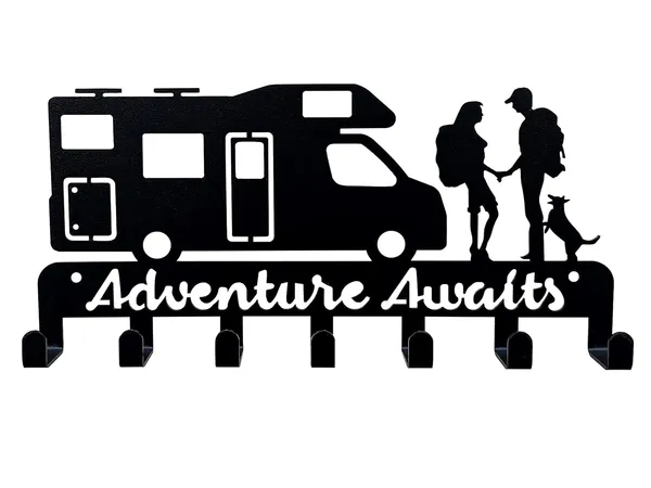 Van_Design_Adventure_Wall_Key_Holder_Decorative_Motorhome_Design_With_6_Hooks_Black_Metal