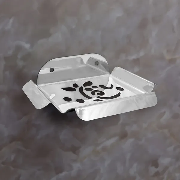 Decorative_Aluminium_Soap_Dish_With_Floral_Pattern_Wall_Mounted_Bathroom_Holder_Silver