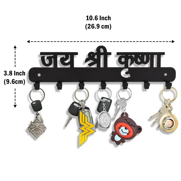 8eenplus_Wall_Mounted_Key_Holder_With_6_Hooks_Hindi_Text_Design_Black_Metal_Key_Hanger_For_Home_Decoration_On_Wall