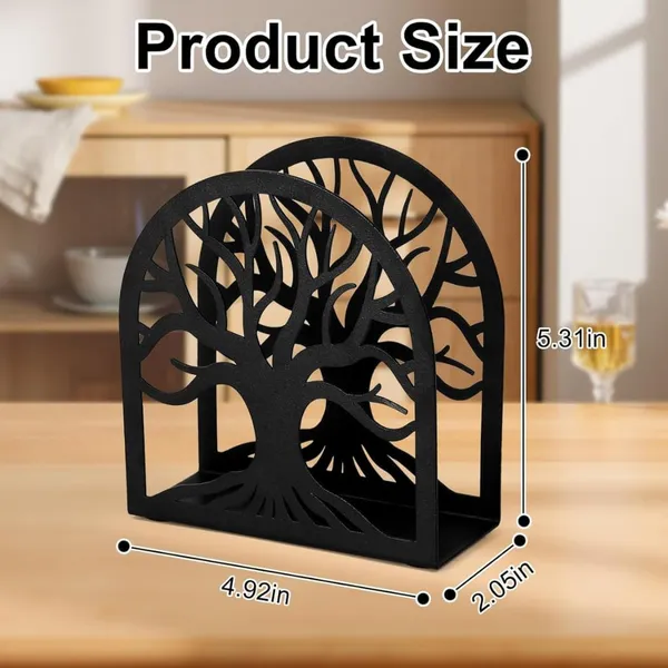 Tree_Of_Life_Napkin_Holder_For_Table_Black_Metal_Decorative_Napkin_Holder_For_Paper_Napkins_Kitchen_And_Dining_Counter_Top
