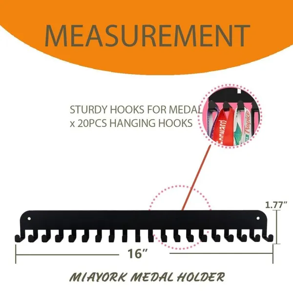 Metal_Medal_Hanger_For_Wall_20_Hooks_Heavy_Duty_Iron_Medal_Display_Holder_Rack_For_Running_Marathon_Sports_Awards_Gym_Home_Decoration_16_Inch_Black