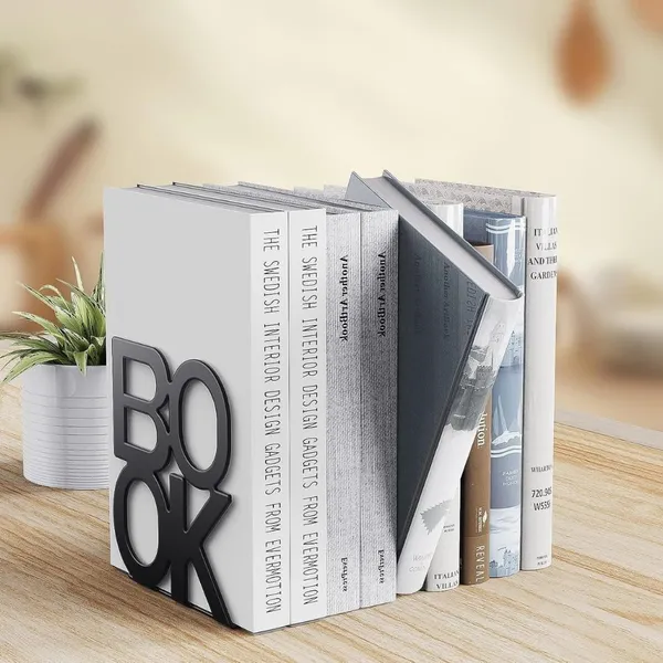 Metal_Bookends_For_Shelves_Decorative_Book_Design_Heavy_Duty_L_Shape_Non_Slip_Book_Holder_For_Office_Study_Table_Home_Library_Black_Set_Of_2