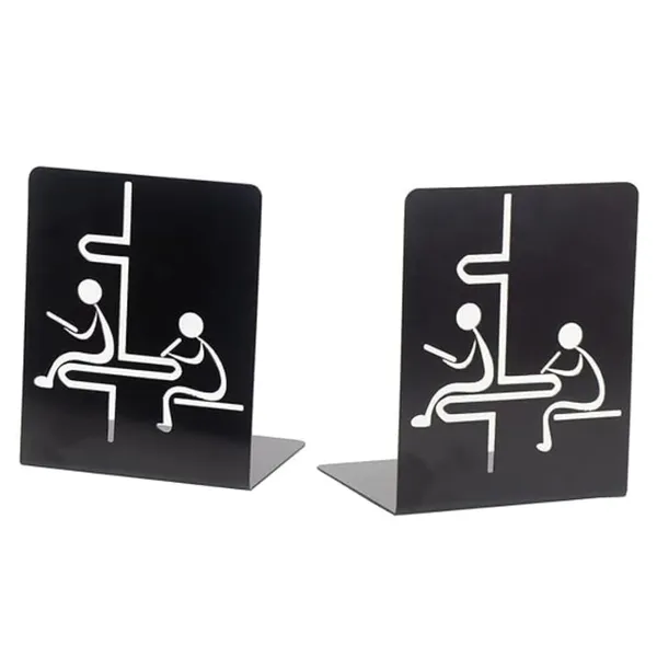 Metal_Bookends_Set_Of_2_Heavy_Duty_Iron_Book_Holder_For_Shelves_Decorative_Reading_Theme_Book_Stand_For_Home_Office_Study_Table_Library_Black_19_5_Cm
