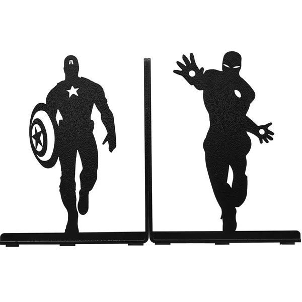 Metal_Superhero_Bookends_Set_Of_2_Heavy_Duty_Iron_Book_Holder_For_Shelves_Non_Slip_Decorative_Book_Stand_For_Home_Office_Study_Table_Kids_Room_Black_7_Inch