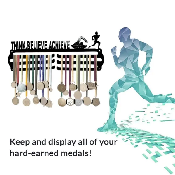 Metal_Medal_Hanger_For_Wall_Think_Believe_Achieve_Motivational_Medal_Display_Rack_With_Swimming_Running_Design_Heavy_Duty_Iron_Sports_Medal_Holder_35_Cm_Black