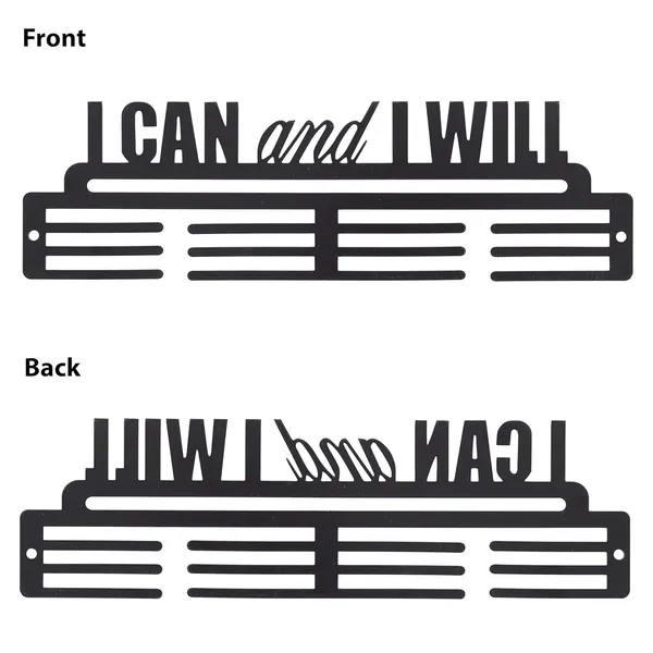 Medal_Hanger_For_Wall_I_Can_And_I_Will_Design_Holds_Up_To_60_Medals_Black_Finish_35cm_X_11_5cm_Sports_Medal_Holder_Display_For_Kids_Athletes_And_Sports_Enthusiasts