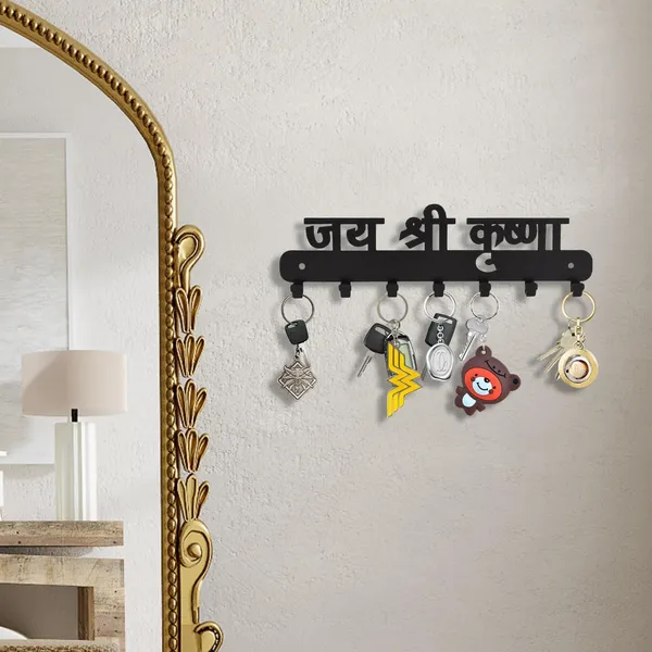 Metal_Key_Holder_For_Wall_Decorative_Wall_Mounted_Key_Stand_With_6_Hooks_Heavy_Duty_Powder_Coated_Steel_Key_Hanger_Spiritual_Home_Decor_For_Entryway_Living_Room_Office_Black