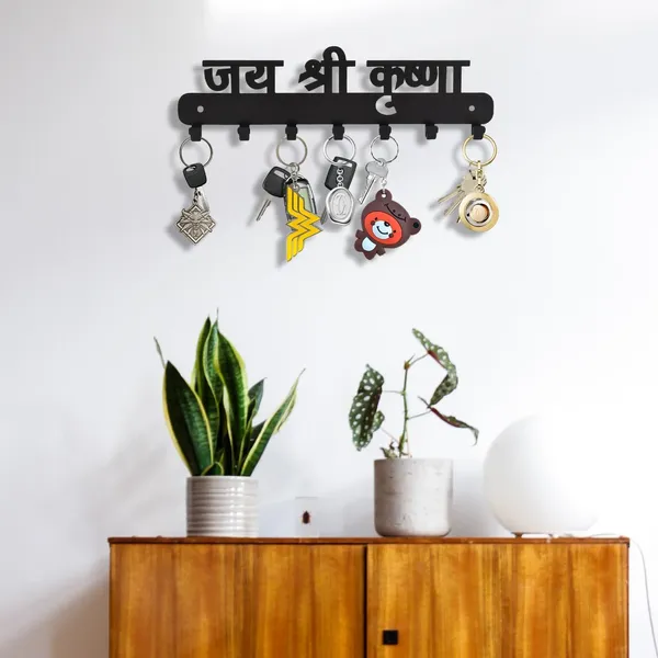Metal_Key_Holder_For_Wall_Decorative_Wall_Mounted_Key_Stand_With_6_Hooks_Heavy_Duty_Powder_Coated_Steel_Key_Hanger_Spiritual_Home_Decor_For_Entryway_Living_Room_Office_Black