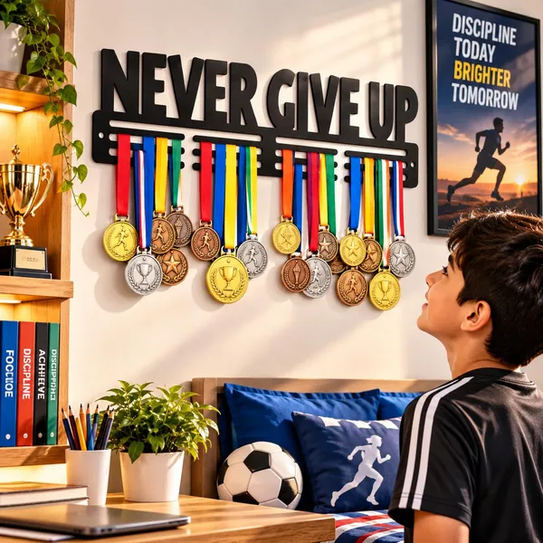 Never_Give_Up_Medal_Hanger_For_Wall
