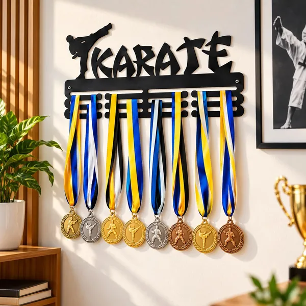 Product_Summary_8eenplus_Karate_Medal_Hanger_Wall_Mount_Black_Multi_Tier_Rack_Martial_Arts_Decor