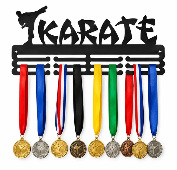 Product_Summary_8eenplus_Karate_Medal_Hanger_Wall_Mount_Black_Multi_Tier_Rack_Martial_Arts_Decor