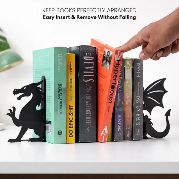 Metal_Dragon_Bookends_Set_Of_2