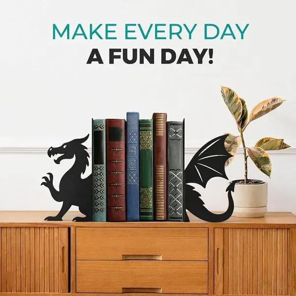 Metal_Dragon_Bookends_Set_Of_2