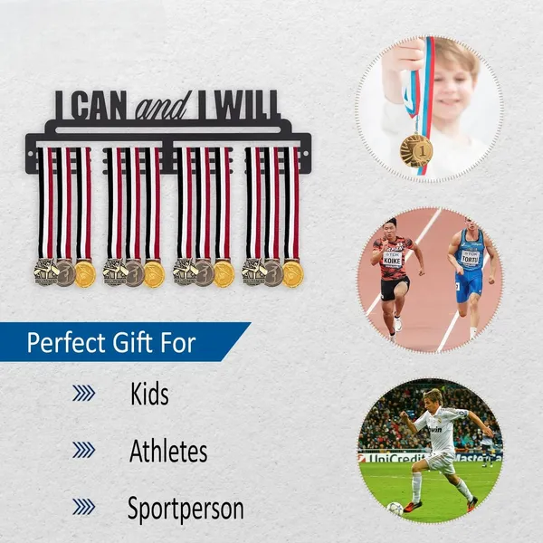 I_Can_And_I_Will_Medal_Hanger_Wall_Mount_Black