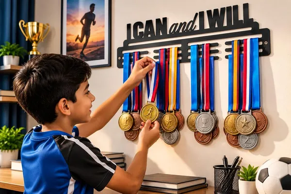I_Can_And_I_Will_Medal_Hanger_Wall_Mount_Black