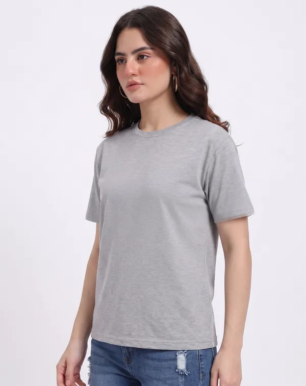 Grey_Cotton_Regular_Fit_T-Shirt_For_Women
