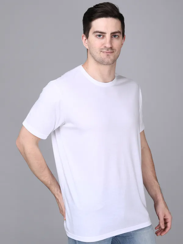 White_Cotton_Regular_Fit_Crew_Neck_T-Shirt_For_Men