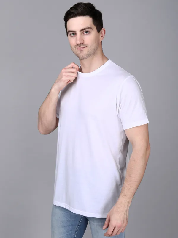 White_Cotton_Regular_Fit_Crew_Neck_T-Shirt_For_Men