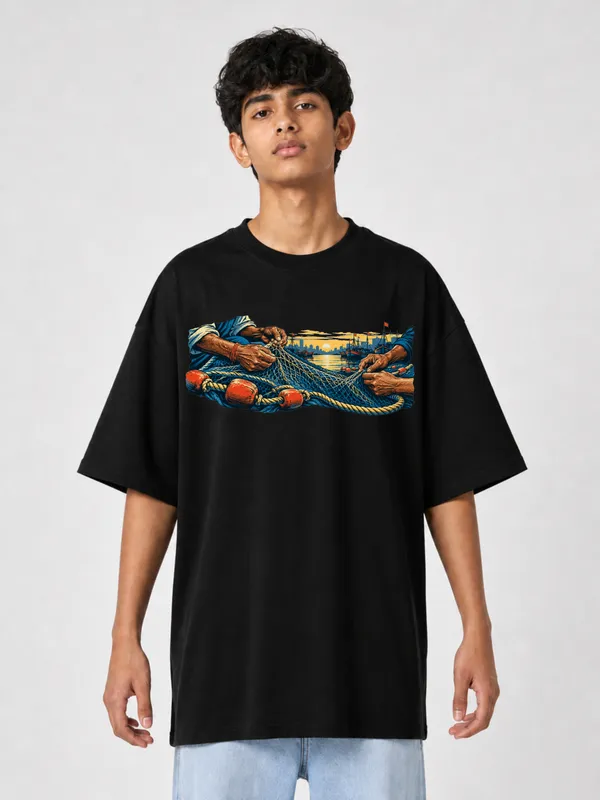 Black_Cotton_Oversized_Graphic_T-Shirt_For_Men