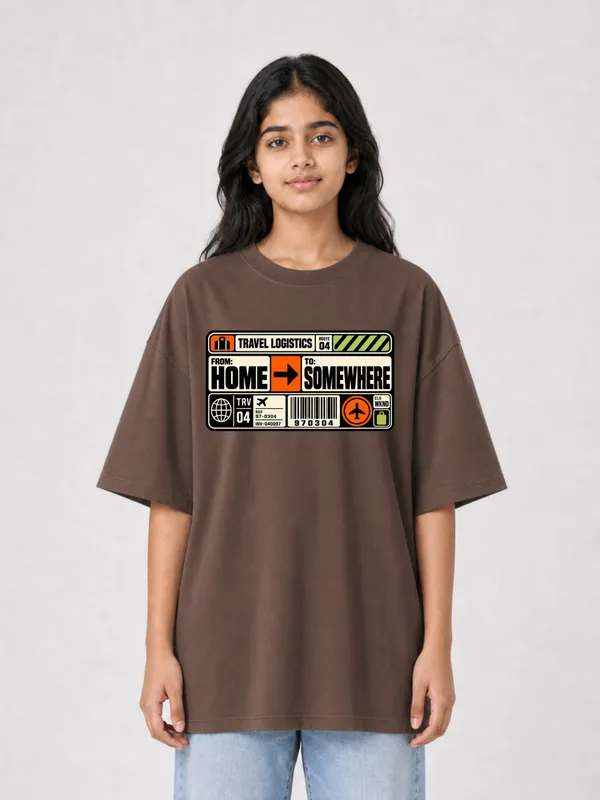 Brown_Cotton_Oversized_Graphic_T-Shirt_For_Women