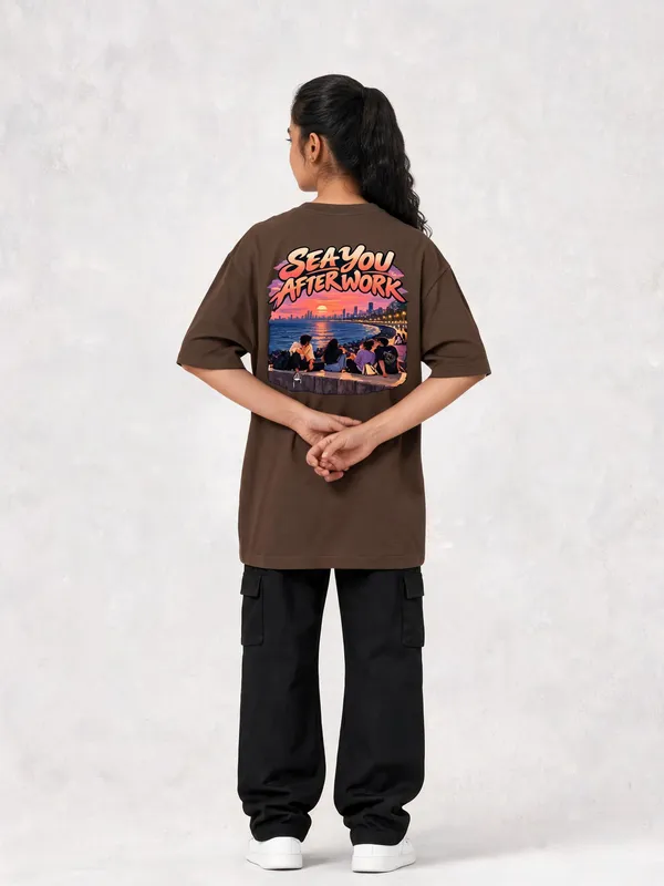 Brown_Cotton_Oversized_Graphic_T-Shirt_For_Women