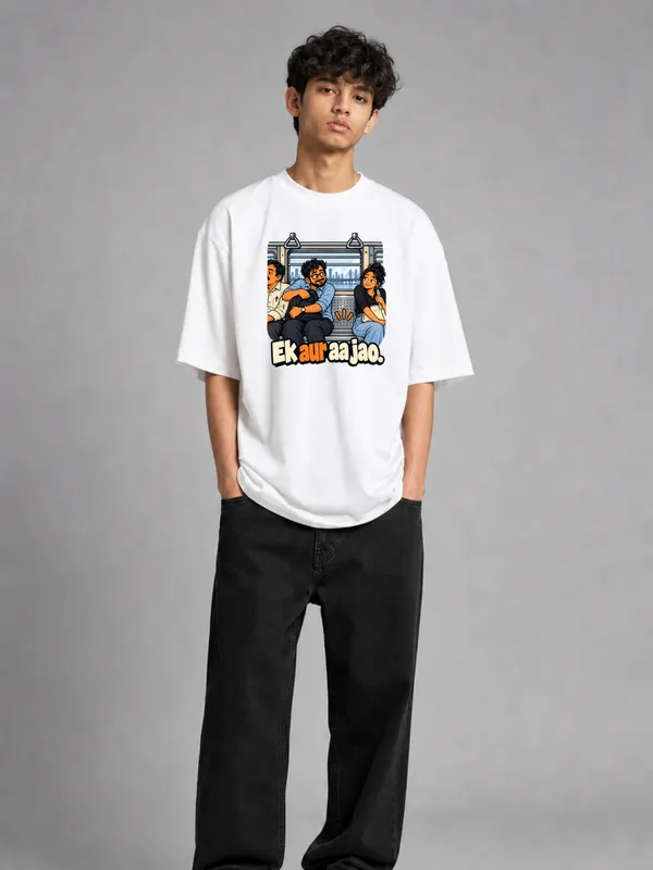White_Cotton_Oversized_Graphic_T-Shirt_For_Men