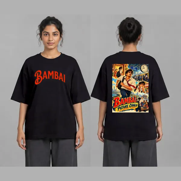 Bambai_Black_Cotton_Oversized_Graphic_T-Shirt_For_Women