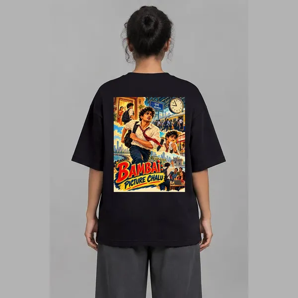 Bambai_Black_Cotton_Oversized_Graphic_T-Shirt_For_Women