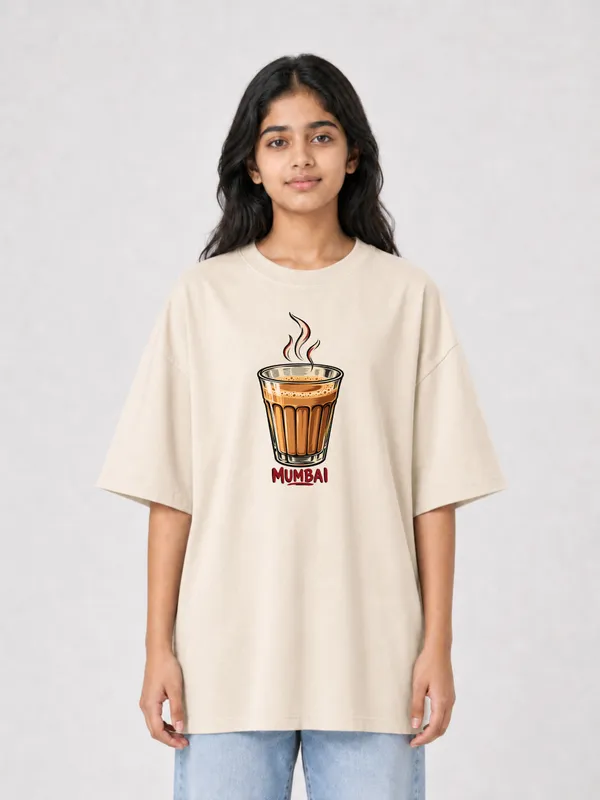 Beige_Cotton_Oversized_Graphic_T-Shirt_For_Women