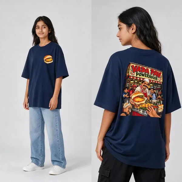 Vada_Paav_Navy_Blue_Cotton_Oversized_Graphic_T-Shirt_For_Women