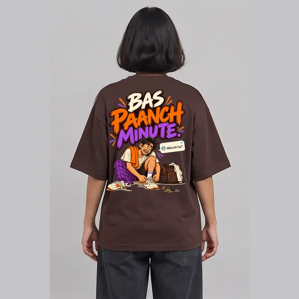 Bas_5_Min_Brown_Cotton_Oversized_Graphic_T-Shirt_For_Women