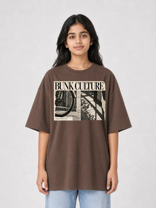 Brown_Cotton_Oversized_Graphic_T-Shirt_For_Women