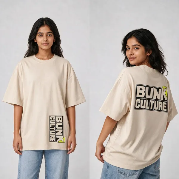 Bunk_Cultured_Beige_Cotton_Oversized_Graphic_T-Shirt_For_Women