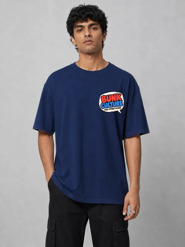 Navy_Blue_Cotton_Oversized_Graphic_T-Shirt_For_Men