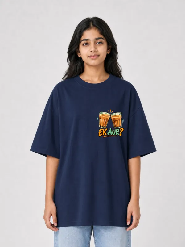 Navy_Blue_Cotton_Oversized_Graphic_T-Shirt_For_Women
