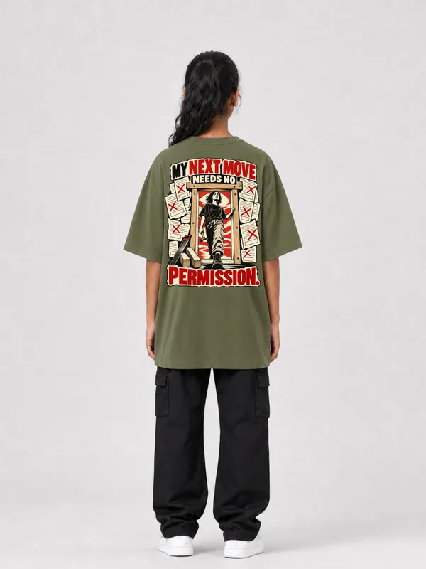 Olive_Green_Cotton_Oversized_Graphic_T-Shirt_For_Women
