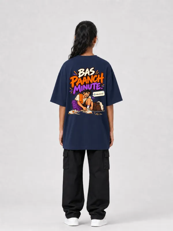 Navy_Blue_Cotton_Oversized_Graphic_T-Shirt_For_Women