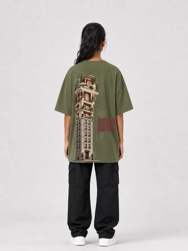 Olive_Green_Cotton_Oversized_Graphic_T-Shirt_For_Women